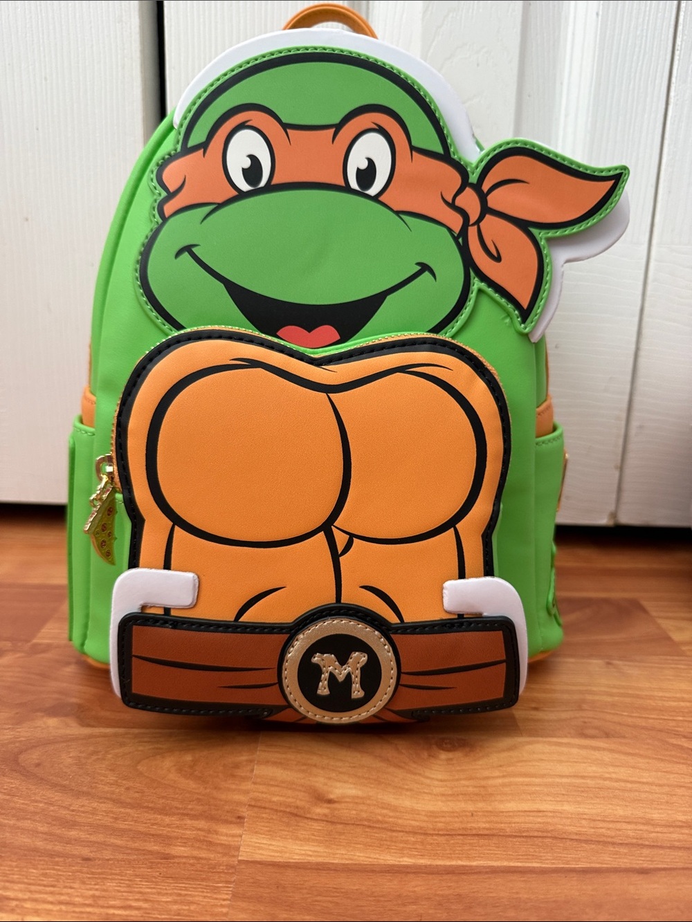 NWT Loungefly Teenage Mutant Ninja Turtles Michelangelo Mini Backpack |